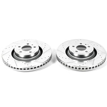 Load image into Gallery viewer, Power Stop 15-19 Ford Mustang Front Evolution Drilled &amp; Slotted Rotors - Pair