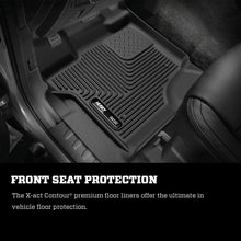 Load image into Gallery viewer, Husky Liners 15-17 Ford F-250 Super Duty Crew Cab X-Act Contour Black Front Floor Liners